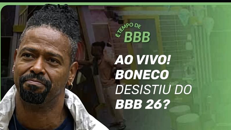 Boneco hospitalizado no BBB 26