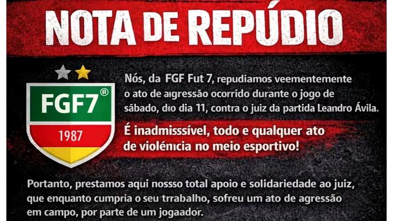 Jogador condenado por tentativa de homicídio agride árbitro no RS novamente