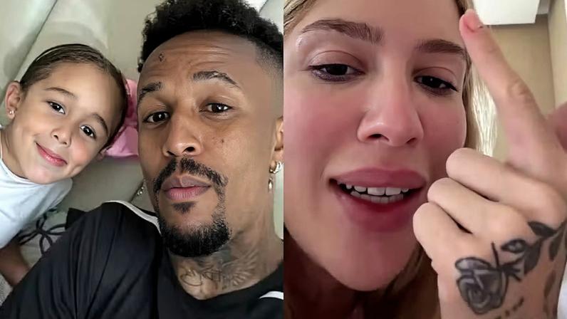 Karoline Lima abre exceção na rotina para filha passar dias com o pai, Éder Militão