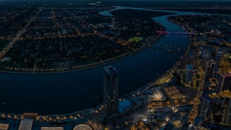 general view of the Belgrade skyline