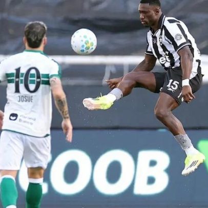 Botafogo e Coritiba empatam no Brasileirão após jogo animado