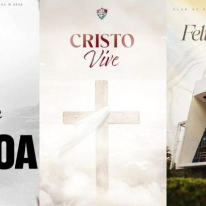 Sete equipes da Série A citam Jesus em posts de Páscoa