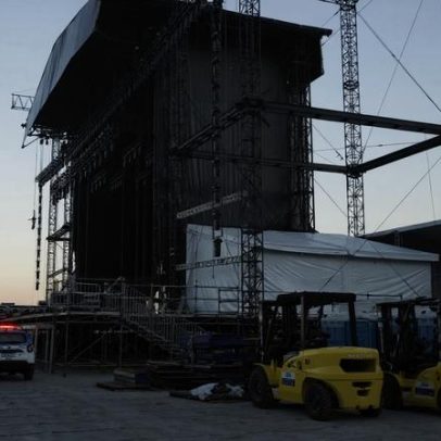 Crea-RJ multará empresa pela montagem do palco de Shakira após morte de operário
