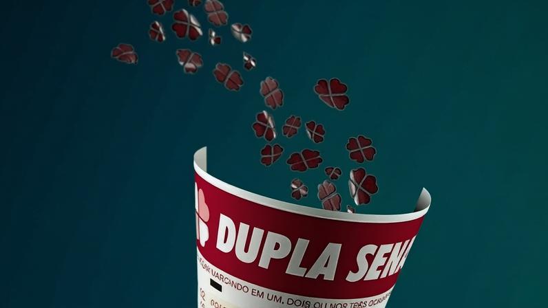 Para jogar na Dupla Sena, basta escolher de 6 a 15 números dentre os 50 disponíveis no volante