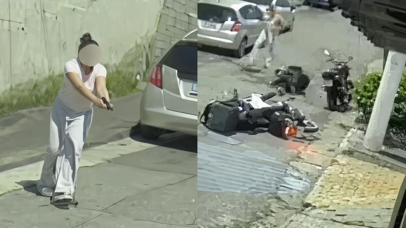 Agente retornava para casa quando foi abordada por assaltantes em duas motos