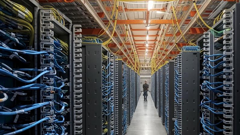 Data center de IA da Amazon Web Services em New Carlisle, Indiana, EUA em 2 de outubro de 2025