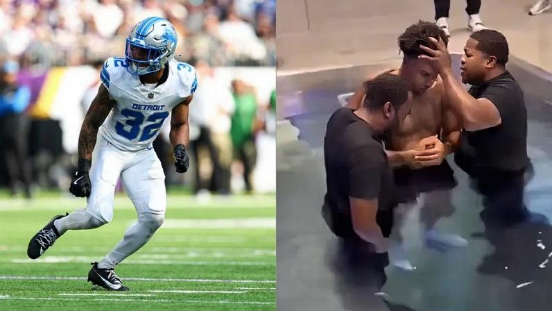 Jogador da NFL testemunha seu batismo: ‘Precisava ser salvo por Deus’