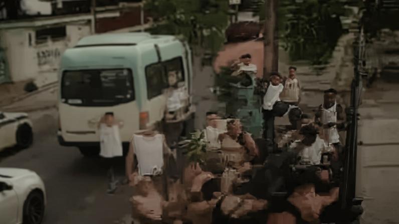 Câmeras de segurança registraram momento da agressão