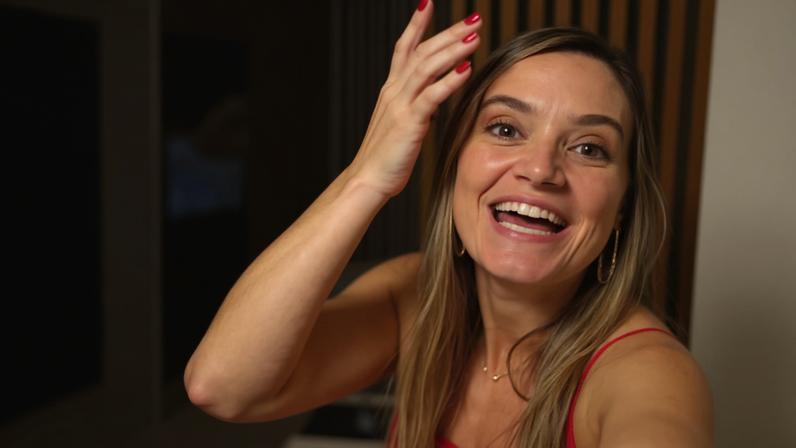 Mãe leva bronca por chegar tarde e vídeo diverte — Foto: Reprodução/Instagram
