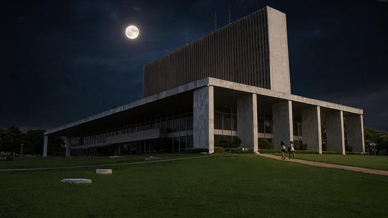 Palácio do Buriti, sede do governo do Distrito Federal, em Brasília — Foto: TV Globo/ Reprodução