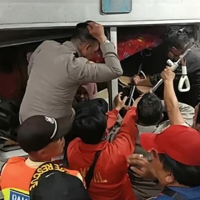 Pelo menos quatro mortos e dezenas feridos em acidente de trem na Indonésia