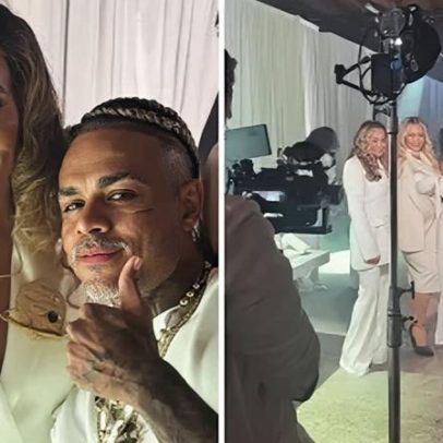 MC Cabelinho participa de evento exclusivo de Beyoncé e posa com a mãe da cantora