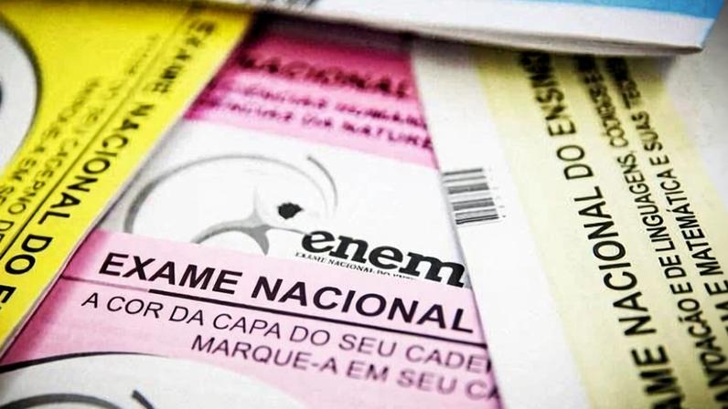 Caderno de questões do Exame Nacional do Ensino Médio | Reprodução