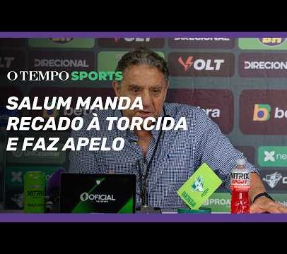 América: Salum envia recado à torcida e faz apelo