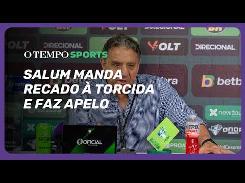 AMÉRICA: Salum MANDA RECADO à torcida e faz APELO aos torcedores