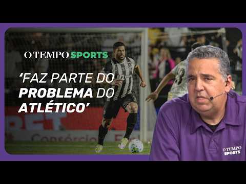 Hulk em ação durante treino do Atlético-MG