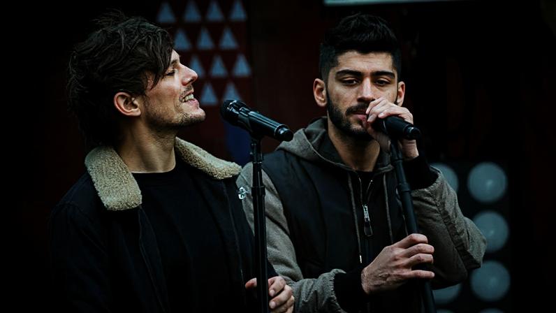 Louis Tomlinson e Zayn Malik — Foto: Reprodução