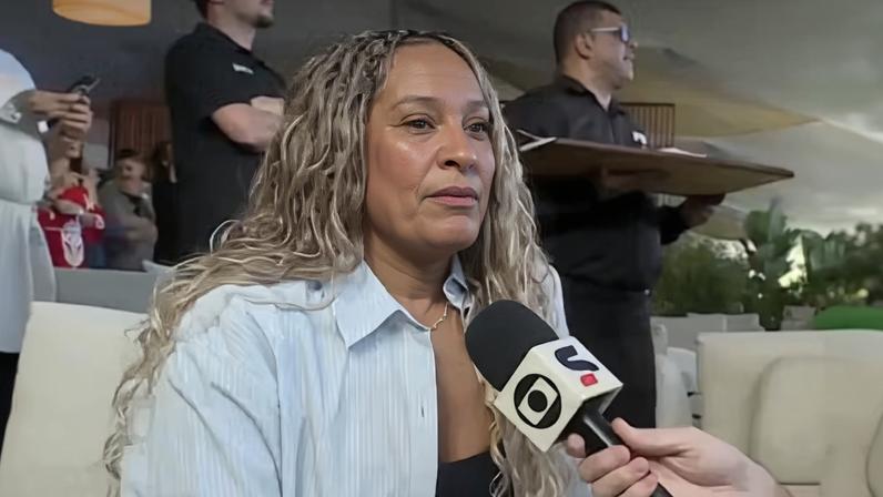 Rebeca Andrade confirma que vai voltar a competir em 2026 — Foto: Reprodução