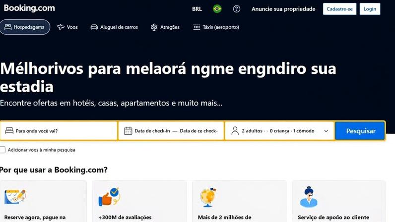 Booking.com confirma invasão em sistemas e alerta clientes para possível vazamento de dados — Foto: Reprodução/Booking.com