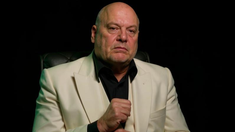 O ator Vincent D'Onofrio como o vilão Rei do Crime, em cena da série Demolidor — Foto: Reprodução
