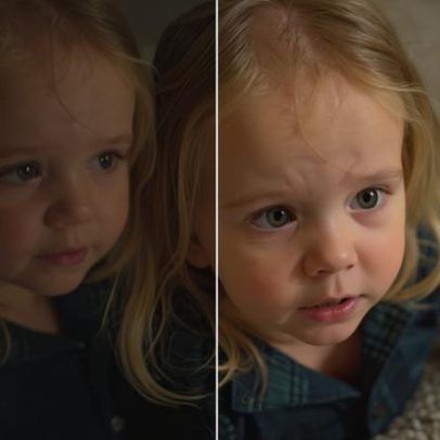 Pai deixa máquina de cortar cabelo no banheiro; mãe chora ao ver o que filha faz