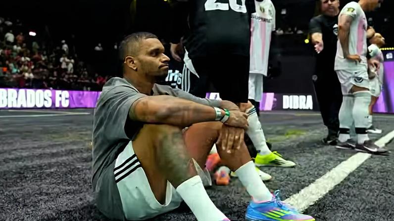 Cris Guedes, presidente da Furia, lamenta eliminação na Kings League Brasil — Foto: Reprodução/YouTube/Kings League Brasil
