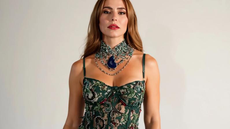 Paolla Oliveira usa look da grife Hisha em sua festa de 44 anos