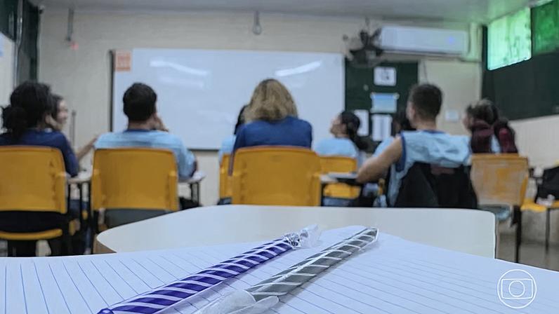 Cada vez mais alunos com deficiência têm recebido apoio especial nas escolas do país — Foto: Reprodução/TV Globo