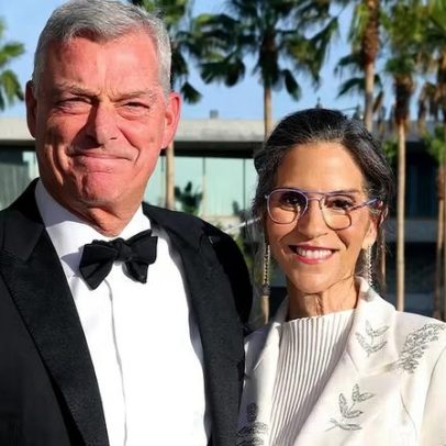 Atriz mais rica do mundo, auge nos anos 1980, faz rara aparição com o marido