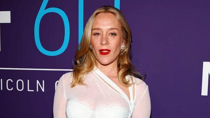 A atriz Chloë Sevigny no evento de lançamento do drama Até os Ossos (2022) no New York Film Festival 2022