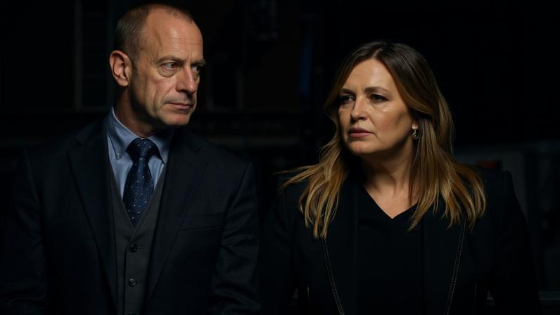 Mariska Hargitay e Christopher Meloni em cena de Law & Order: Special Victims Unit — Foto: Reprodução