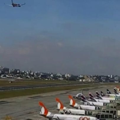 Aeronaves ficam separadas por 22 metros no ar em Congonhas