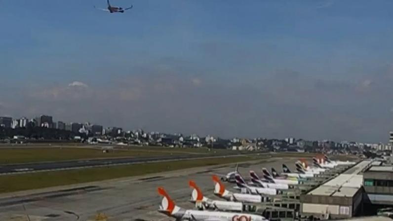 Aeronaves ficam separadas por 22 metros em Congonhas