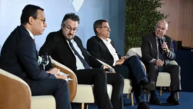 Evento 'Transição Energética - O Brasil como potência na energia limpa' em Brasília — Foto: Ton Molina / O Globo