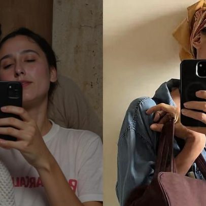 Paola Carosella posa com o namorado durante noite de skincare