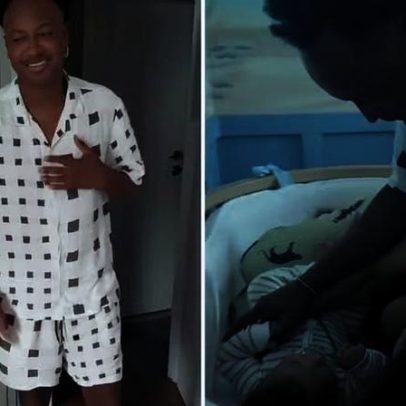 Carol Peixinho é encontrada no berço do filho de Thiaguinho