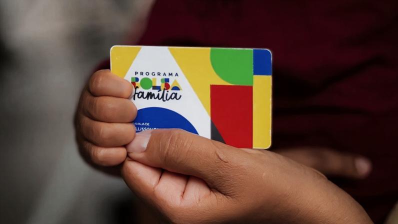 Cartão do programa Bolsa Família