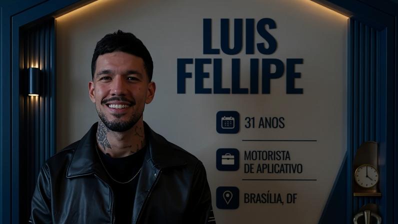 Luís Fellipe, participante da "Casa do Patrão"