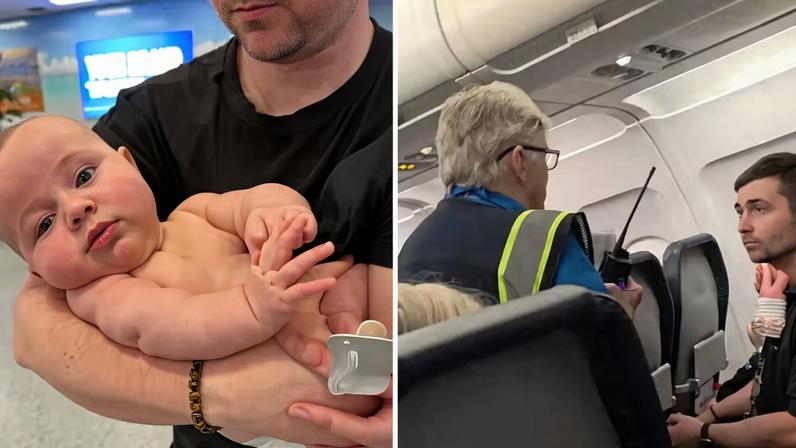 Casal é impedido de voar após companhia aérea abordá-los pelo choro e aparência do bebê — Foto: Reprodução/redes sociais