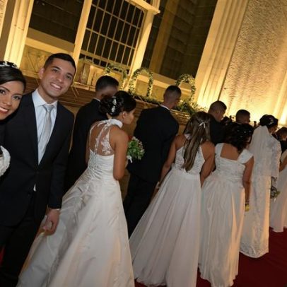 Universal organiza casamento coletivo para 17 mil casais