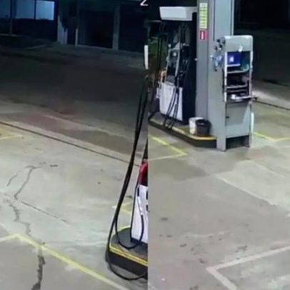 Criminoso sofre tombo de moto durante assalto a posto no Pará