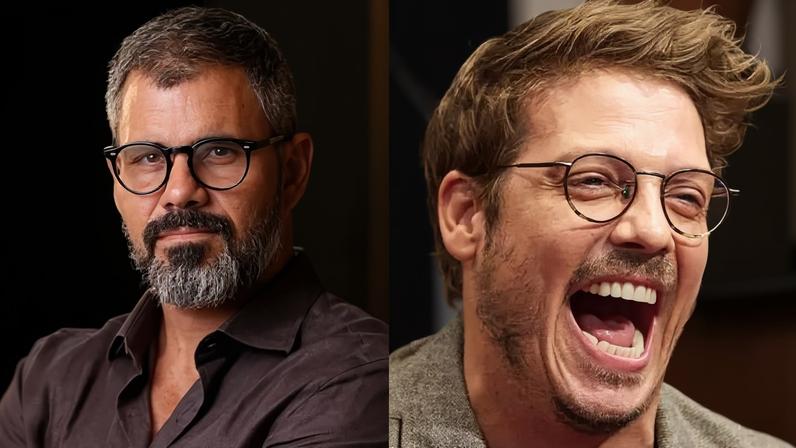 Juliano Cazarré e Fábio Porchat (Dilvugação/TV Globo)