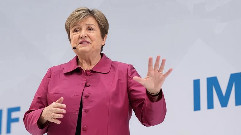Chefe do FMI, Kristalina Georgieva, em 9 de abril de 2026