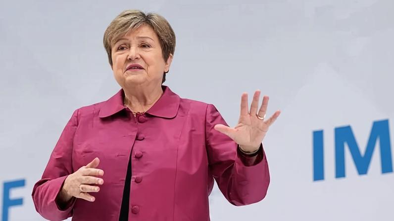 Chefe do FMI, Kristalina Georgieva, em 9 de abril de 2026