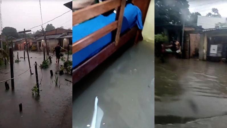 Belém decreta emergência por causa das fortes chuvas