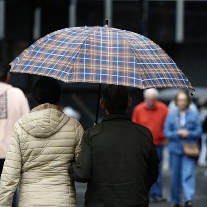 Frente fria provoca chuvas e queda de temperatura no centro-sul