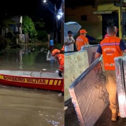 Belém enfrenta a maior chuva dos últimos 10 anos, diz o prefeito