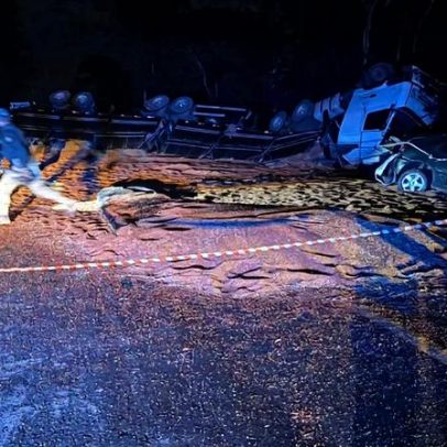 Acidente na BR-262 deixa três mortos, entre eles mãe e filho