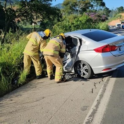Acidente com família a caminho de Guarapari deixa um morto na BR-262
