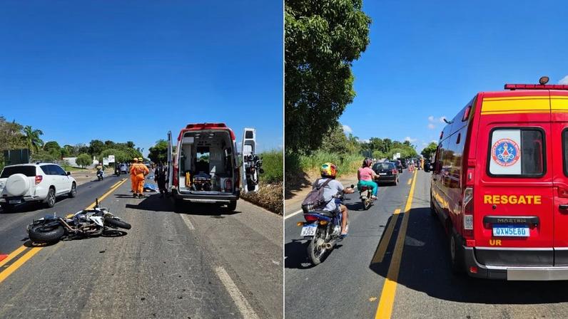 Moto seguia de Santo Antônio do Jardim (SP) em direção a Andradas quando colidiu na traseira de um carro
